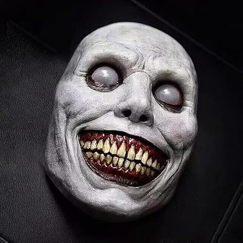 Guidre Halloween Masken Horror Gruselige Halloween Maske,ächelnde Dämonen Maske,Costume d'Halloween,Gruseliger Clown Cosplay Halloween Dämon Karneval Fasching für Damen Herren Guidre Halloween Masken Horror Gruselige Halloween Maske,ächelnde Dämonen Maske,Costume d'Halloween,Gruseliger Clown Cosplay Halloween Dämon Karneval Fasching für Damen Herren von Guidre
