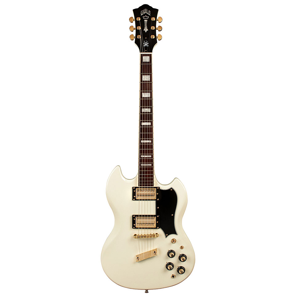 Guild Polara Kim Thayil White E-Gitarre Guild Polara Kim Thayil White E-Gitarre von Guild