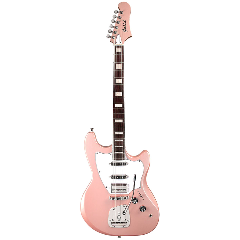 Guild Surfliner Deluxe Rose Quarz Metallic E-Gitarre von Guild