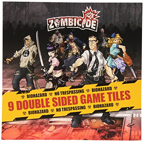 Guillotine Games Zombicide Expansion: 9 Double Sided Game Tiles von CMON