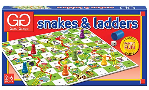 Faltbare Schlangen und Leitern, traditionelles Brettspiel für Erwachsene, Kinder, Anfänger, Kinder, Indoor-Spaß, ideales Box-Set Faltbare Schlangen und Leitern, traditionelles Brettspiel für Erwachsene, Kinder, Anfänger, Kinder, Indoor-Spaß, ideales Box-Set von Guilty Gadgets