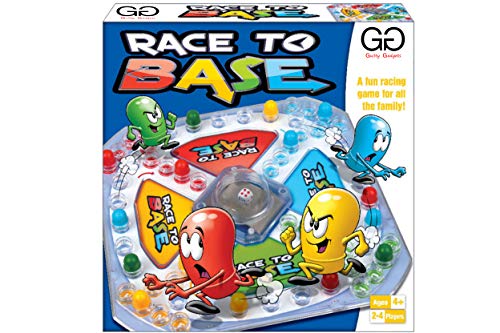 Kinder Race to Base Pop a Würfel, Frustrations-Brettspiel, tolle Familienfreunde, Partyspiel von Guilty Gadgets