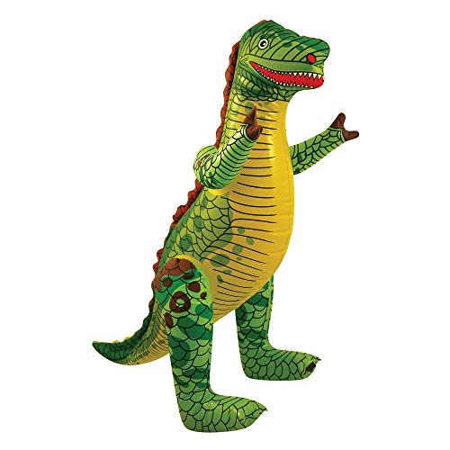 Pams Dinosaurier, aufblasbar, 76 cm Mehrfarbig Pams Dinosaurier, aufblasbar, 76 cm Mehrfarbig von Guilty Gadgets