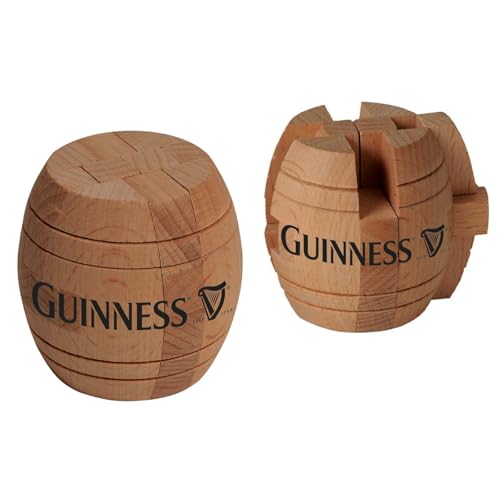 Offizielles Guinness Holzpuzzle-Spiel mit Harfe-Design von Guinness