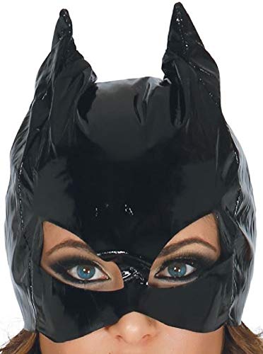 Guirca Fiestas Halloween Karneval Party Kostüm Damen Vinyl Katzenmaske Cat mask for Woman von Kindpack