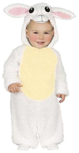 Baby Kostüm Schaf Hanna Gr. 68-92 Kleinkind Tier Ostern Fasching (80/92) von FIESTAS GUIRCA