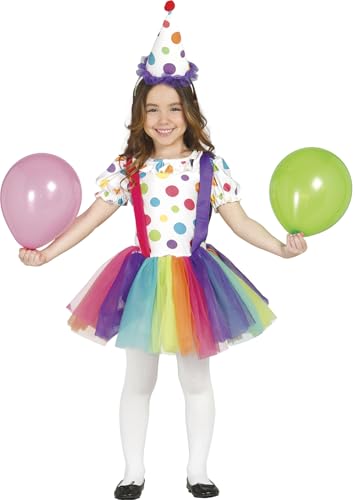 FIESTAS GUIRCA Clownskostüm mit Tüllrock für Kinder - Bunt von FIESTAS GUIRCA