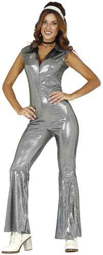 Fiestas Guirca Disco Jumpsuit Anzug für eine 70er Disco Hippie Frau Verkleidung von Guirca