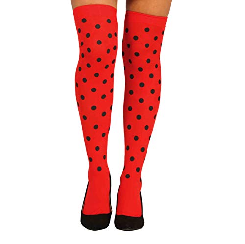 Guirca 17332 Pariser Socken mit Punkten, Rot und Schwarz Guirca 17332 Pariser Socken mit Punkten, Rot und Schwarz von Guirca