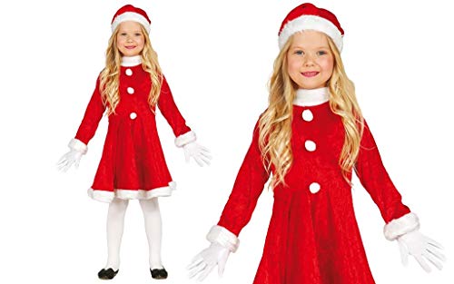 Guirca 42832.0 Kostüm für Mädchen, Weihnachtsmann, Unisex-Kind, rot, 5-6 años Guirca 42832.0 Kostüm für Mädchen, Weihnachtsmann, Unisex-Kind, rot, 5-6 años von Guirca