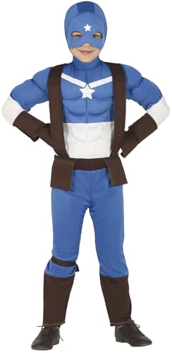 Guirca 88407 Kostüm Jahre Captain Superheroe, Mehrfarbig, 7-9 años von Guirca
