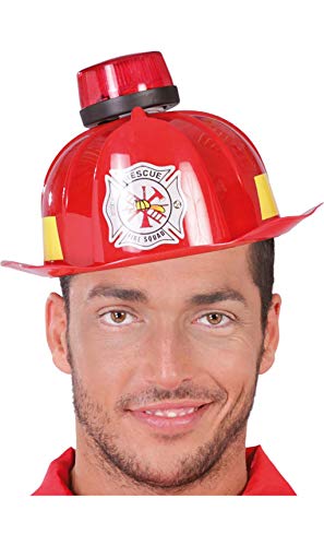 Guirca Fiestas GUI13272 - Feuerwehrshelm mit Sirene, Licht und Ton, Rot Guirca Fiestas GUI13272 - Feuerwehrshelm mit Sirene, Licht und Ton, Rot von Guirca