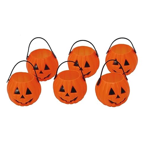 Guirca Fiestas GUI16692 - Tasche: 6 Kürbisse, 7 cm von FIESTAS GUIRCA