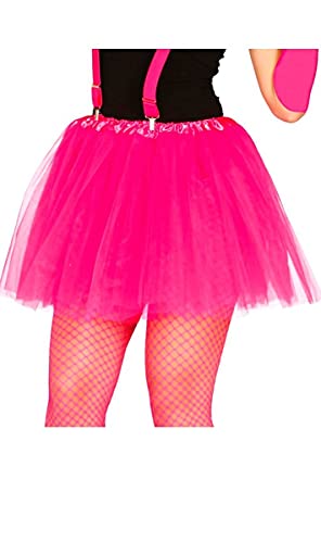 Guirca Fiestas GUI18488 - Pinker kurzer Neon Tutu Frauen-Rock von Guirca