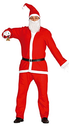 Guirca – Kostüm Weihnachtsmann Erwachsene, Größe L, rot (42692.0) von Fiestas GUiRCA