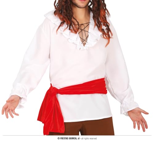 Guirca Piraat & Viking Kostuums | Hello Captain Jack Shirt Man | Maat 52-54 | Carnaval kostuum | Verkleedkleding von Guirca