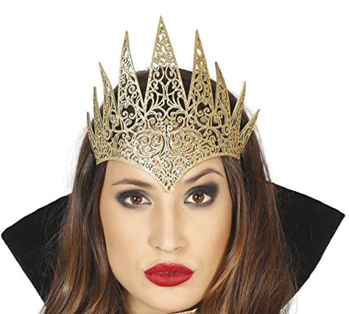 Givi Italia Königin Malefica Damen-Krone, goldfarben, 17411, Einheitsgröße von Givi Italia