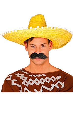 Guirca riesiger Stroh Sombrero für Erwachsene Mexiko Hut Farben groß Gelb ca. 51 cm Guirca riesiger Stroh Sombrero für Erwachsene Mexiko Hut Farben groß Gelb ca. 51 cm von Fiestas Guirca, S.L.