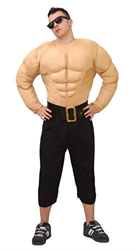 Muskelmann - Kostüm für Männer Gr. M/L, Größe:M/L von Fiestas GUiRCA