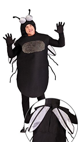 Guirca - Fliegen-Kostüm für Erwachsene, schwarz, Einheitsgröße, 80668 von Fiestas GUiRCA