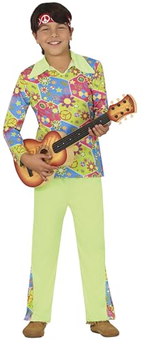 Guirca-Kostüm Hippie für Jungen 7/9 Jahre, mehrfarbig, 7-9 (125-135 cm), 85604 Guirca-Kostüm Hippie für Jungen 7/9 Jahre, mehrfarbig, 7-9 (125-135 cm), 85604 von Guirca