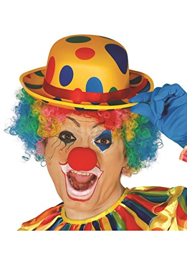 Guirca Fiestas GUI13392 - Gepunkteter Satin Clown-Melonen-Hut Guirca Fiestas GUI13392 - Gepunkteter Satin Clown-Melonen-Hut von Guirca
