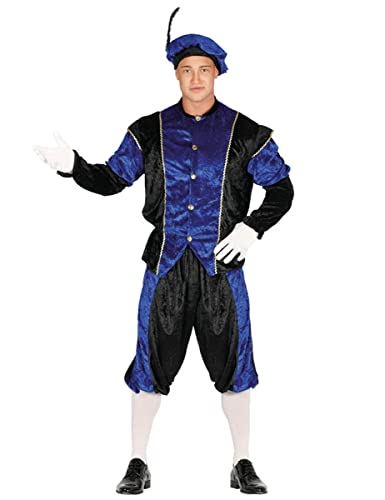 Roetveeg Piet Blauw Man Kostuum von Guirca