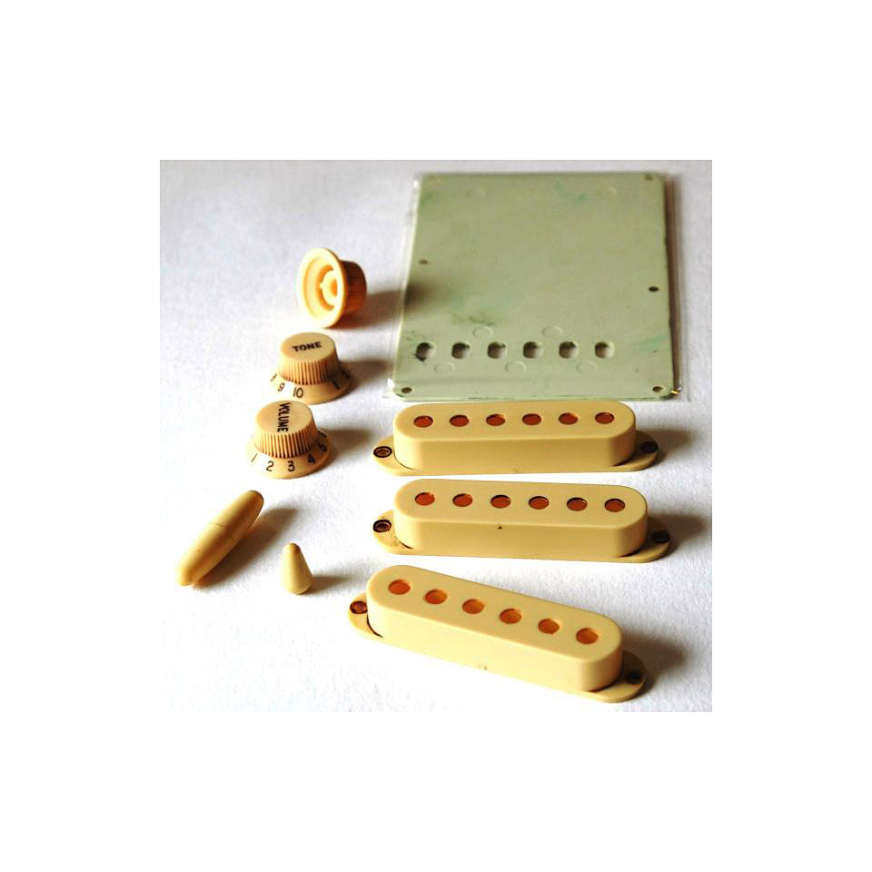 GuitarSlinger Accessory Kit Worn White ST-Style Accessory Kit GuitarSlinger Accessory Kit Worn White ST-Style Accessory Kit von GuitarSlinger