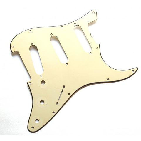 GuitarSlinger Pickguard 62 SC 3 Ply, Parchment Pickguard von GuitarSlinger