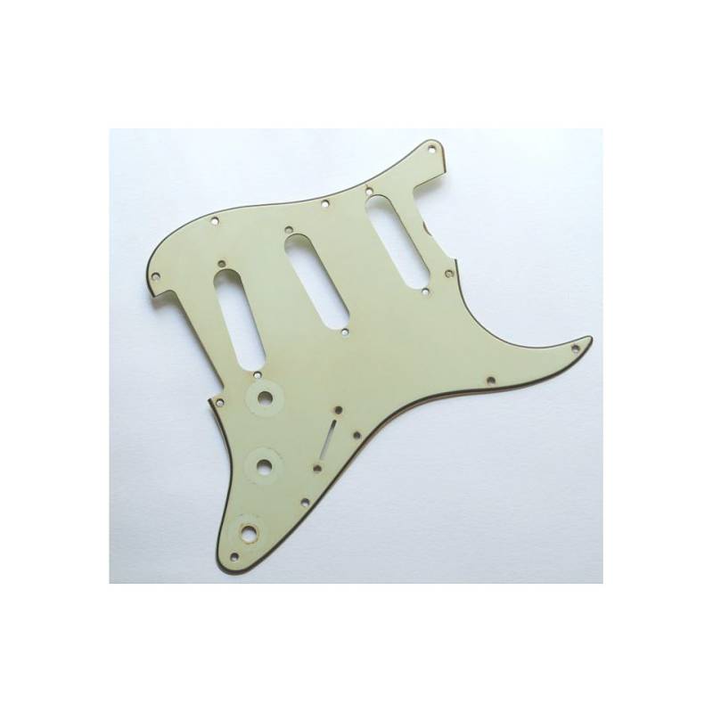 GuitarSlinger Pickguard 62 SC Mint Green Aged Premium 3-ply Pickguard von GuitarSlinger