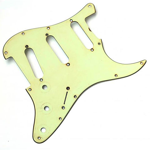 GuitarSlinger Pickguard 64 SC Mint Green Aged Pickguard von GuitarSlinger