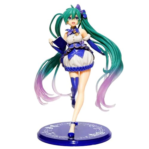 Anime Figuren, Hatsune Mi-ku Figuren Statue Super Figure Collection Cartoon Charakter Puppe für Desktop Dekoration Ornamente, Kinder Geschenke von Gujey