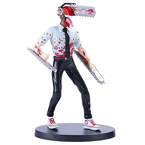 Chainsaw Man Figuren, Action Figure Modell, Anime Charakter Dekoration Ornamente, Modell Statue Spielzeugsammlung Figur Desktop Ornament 18.5 cm Chainsaw Man Figuren, Action Figure Modell, Anime Charakter Dekoration Ornamente, Modell Statue Spielzeugsammlung Figur Desktop Ornament 18.5 cm von Gujey