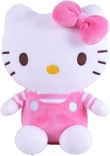 Plüschfigur, Hello Kitty PlüSchtier, 8 Zoll Hello Kitty Kuscheltiere Plüsch Doll, Stofftier Karikatur Für Kinder Jungen Mädchen Geburtstaggeschenke von Gujey