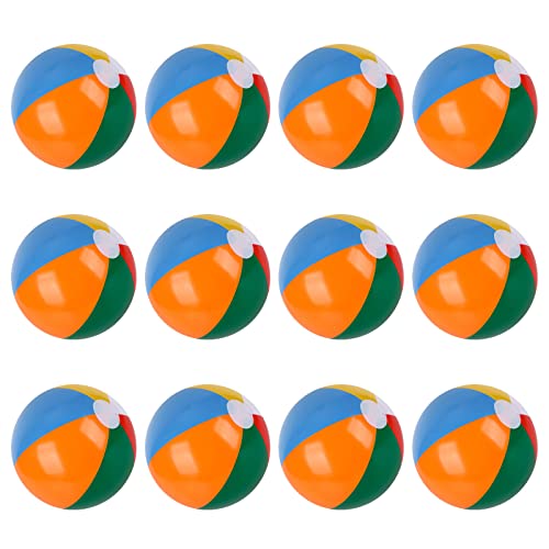 Gukasxi 12 Stück Regenbogen Wasserbälle, 16 Zoll Aufblasbare Wasserbälle Für Poolpartys, Sommerwasserspielzeug Für Kinder, Aufblasbares Schwimmbeckenspielzeug, Poolspielzeug Für Kinder (Orange) von Gukasxi