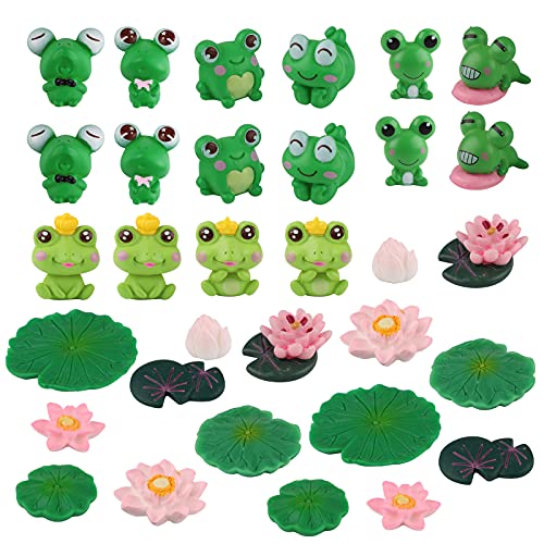 Gukasxi 32 Stück Niedlichen Frosch Miniaturfiguren, Mini-Garten Ornament, Garten Miniatur Moos Landschaft, DIY Craft Zubehör Für Frosch Kuchen Topper, Dekorative Ornamente Für Auto Armaturenbrett Gukasxi 32 Stück Niedlichen Frosch Miniaturfiguren, Mini-Garten Ornament, Garten Miniatur Moos Landschaft, DIY Craft Zubehör Für Frosch Kuchen Topper, Dekorative Ornamente Für Auto Armaturenbrett von Gukasxi