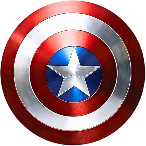 Gulvintilabcal Captan America Schild Metall 55,9 cm für Kinder, Legends-Serie, Captan America Shield Kinder, Premium, Kinderkostüm & Sammlerstück, Wanddekoration, Ledergriff, Captan America Shield Gulvintilabcal Captan America Schild Metall 55,9 cm für Kinder, Legends-Serie, Captan America Shield Kinder, Premium, Kinderkostüm & Sammlerstück, Wanddekoration, Ledergriff, Captan America Shield von Gulvintilabcal