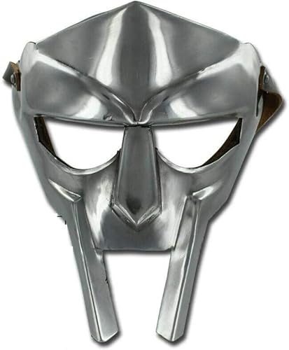 Gulvintilabcal Halloween Mittelalter Gladiator Kostüm Maske 18g Re-Enactment Erwachsene Custom Crafted MF Doom Handmade Gulvintilabcal Halloween Mittelalter Gladiator Kostüm Maske 18g Re-Enactment Erwachsene Custom Crafted MF Doom Handmade von Gulvintilabcal