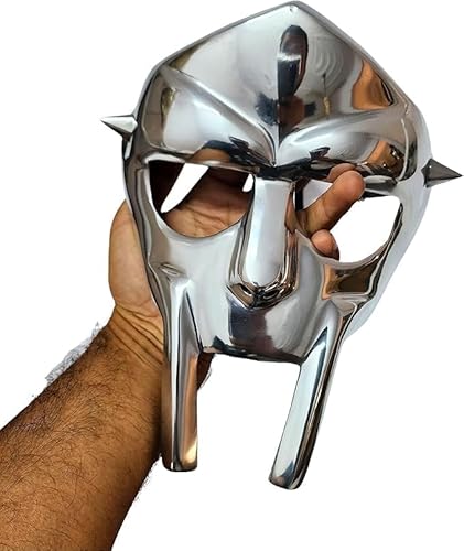Halloween Mittelalter Gladiator MF Doom Kostüm Maske Re-Enactment Erwachsene Custom Crafted Mask Aluminium Halloween Mittelalter Gladiator MF Doom Kostüm Maske Re-Enactment Erwachsene Custom Crafted Mask Aluminium von Gulvintilabcal