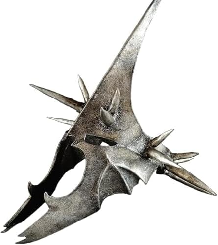 Gulvintilabcal Handgefertigter Nazgul Hexenkönig Helm - Perfekt für Halloween-Kostüme und Cosplay, Herr der Ringe inspirierter Hexenhelm für Fantasy-Liebhaber Gulvintilabcal Handgefertigter Nazgul Hexenkönig Helm - Perfekt für Halloween-Kostüme und Cosplay, Herr der Ringe inspirierter Hexenhelm für Fantasy-Liebhaber von Gulvintilabcal