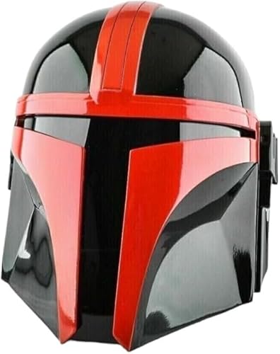 Gulvintilabcal Handgefertigter Stahlhelm aus der Mandolorianischen Black Serie, Star War's Helm für Halloween, Cosplay, Standard Gulvintilabcal Handgefertigter Stahlhelm aus der Mandolorianischen Black Serie, Star War's Helm für Halloween, Cosplay, Standard von Gulvintilabcal