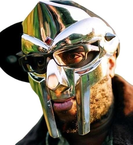 MF DOOM Gladiator Maske Stahl Gesicht Rüstung Mittelalter Hand Vergessen Handgemachte Cosplay von Gulvintilabcal