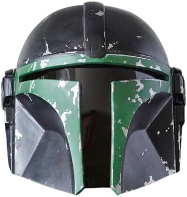 Gulvintilabcal Mandalorianischer Helm, authentische Nachbildung, für Erwachsene, tragbar, Cosplay, LARP, Halloween-Kostüm, Zubehör, 20,3 x 22,9 x 66 cm, rustikales Schwarz Gulvintilabcal Mandalorianischer Helm, authentische Nachbildung, für Erwachsene, tragbar, Cosplay, LARP, Halloween-Kostüm, Zubehör, 20,3 x 22,9 x 66 cm, rustikales Schwarz von Gulvintilabcal