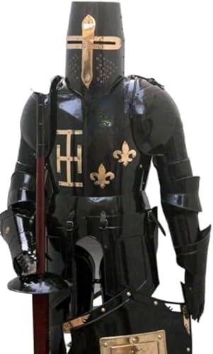 Gulvintilabcal Mittelalter Schwarz Kampf Ganzkörper Rüstung Mittelalter Ritter Anzug Erwachsene Dekoteil Tragbares Rüstung Kostüm Mittelalter Ganzkörperanzug Standard Gulvintilabcal Mittelalter Schwarz Kampf Ganzkörper Rüstung Mittelalter Ritter Anzug Erwachsene Dekoteil Tragbares Rüstung Kostüm Mittelalter Ganzkörperanzug Standard von Gulvintilabcal