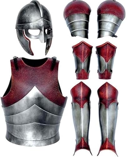 Gulvintilabcal Mittelalterliche Rüstung für Rollenspiel Pferd Lord Steel Armor Kostüm Battle Warrior SCA, Larp Kostüm Gulvintilabcal Mittelalterliche Rüstung für Rollenspiel Pferd Lord Steel Armor Kostüm Battle Warrior SCA, Larp Kostüm von Gulvintilabcal