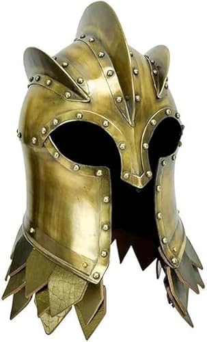 Gulvintilabcal Mittelalterlicher Königswächter-Helm für Rollenspiele, Vinage-Helm, Kampf-Ready-Kriegerhelm, Replik, Kostüm, Rüstung für Heimdekoration Gulvintilabcal Mittelalterlicher Königswächter-Helm für Rollenspiele, Vinage-Helm, Kampf-Ready-Kriegerhelm, Replik, Kostüm, Rüstung für Heimdekoration von Gulvintilabcal