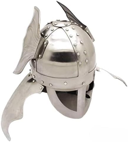 Gulvintilabcal Mittelalterlicher Kriegerhelm mit Stahlflügeln, Wikingerhelm mit Ledereinsatz für Halloween. Gulvintilabcal Mittelalterlicher Kriegerhelm mit Stahlflügeln, Wikingerhelm mit Ledereinsatz für Halloween. von Gulvintilabcal