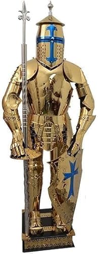 Gulvintilabcal Tempelanzug Ritter Full Combat Mittelalter Körperpanzer Rüstung Tragbares Kostüm von Gulvintilabcal