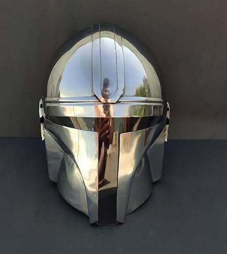 Mandalorian Steel Helmet Cosplay Prop Star Wars Movie Helm für LARP/Rollenspiel Mandalorian Steel Helmet Cosplay Prop Star Wars Movie Helm für LARP/Rollenspiel von Gulvintilabcal