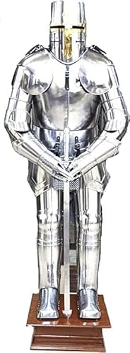 Suit of Armor Wearable Armour Kostüm Mittelalter Ritter Kreuzritter Vollanzug Silber Suit of Armor Wearable Armour Kostüm Mittelalter Ritter Kreuzritter Vollanzug Silber von Gulvintilabcal